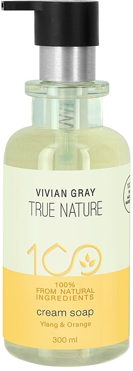 Hand Cream Soap - Vivian Gray True Nature Ylang & Orange Cream Soap — photo N1