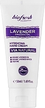 Fragrances, Perfumes, Cosmetics Moisturizing Hand Cream - Bio-Fresh Via Natural Lavender Organic Oil Hydrating Hand Cream