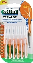 Fragrances, Perfumes, Cosmetics Interdental Brush, 0.9 mm, orange - Sunstar Gum Trav-Ler