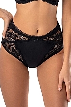 Slip Panties "Naomi", black - Jasmine — photo N1