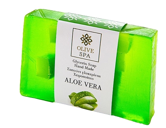 Aloe Vera Glycerin Soap - Olive Spa Hand Made Glycerin Soap — photo N1