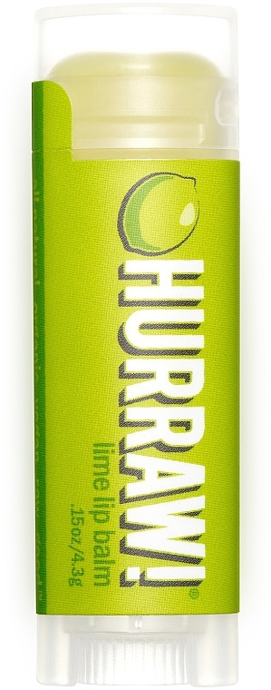 Lip Balm "Lime" - Hurraw! Lime Lip Balm — photo N1