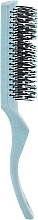 Rectangular Massage Hair Brush, blue, FC-014 - Dini — photo N2