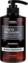 Hair Shampoo "Pink Grapefruit" - Kundal Honey & Macadamia Pink Grapefruit Shampoo — photo N4