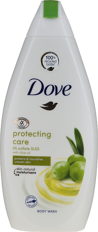 Olive Shower Gel - Dove Protect Care Body Wash — photo N1