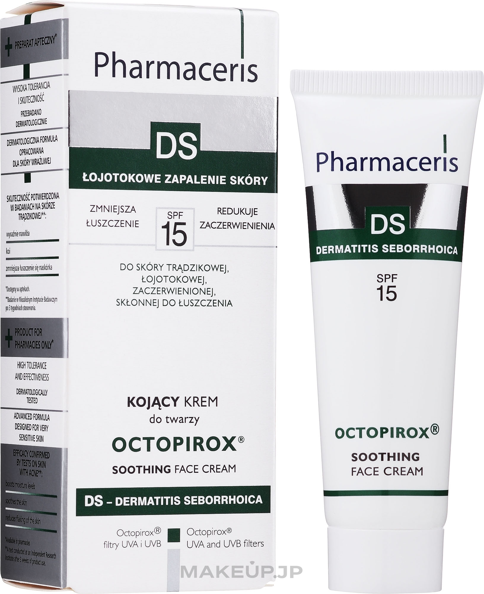 Irritation Soothing Face Cream - Pharmaceris T Octopirox Soothing Cream — photo 30 ml