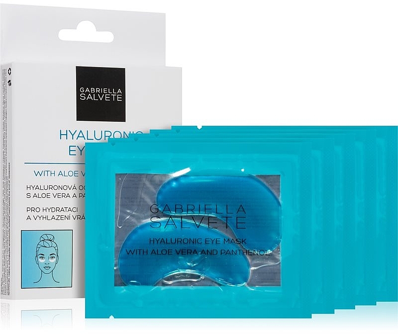 Hyaluronic Eye Patch with Aloe Vera & Panthenol - Gabriella Salvete Hyaluronic Eye Mask — photo N2