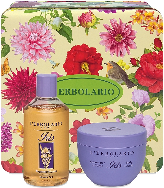 L'Erbolario Acqua Di Profumo Iris - Kit (cr/300 ml + sh/gel/250 ml) — photo N2