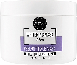 Whitening Alginate Rice Mask - Alesso Professionnel Alginate Luminous Rice Peel-Off Whitening Mask  — photo N1