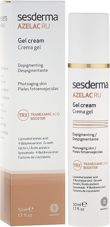 Depigmenting Facial Cream Gel - SesDerma Laboratories Azelac Ru Gel Cream — photo N1