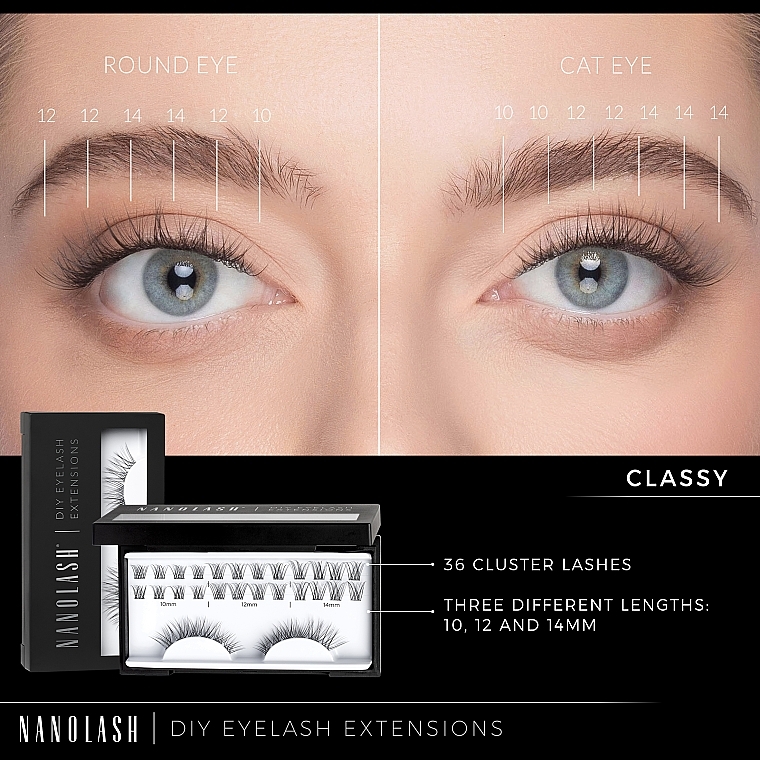 False Eyelashes - Nanolash Diy Eyelash Extensions Classy — photo N5