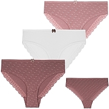 Fragrances, Perfumes, Cosmetics Women's Bikini Panties Set, 3 pcs - Moraj