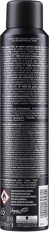 Oily-Prone Hair Dry Shampoo - Syoss Anti-Grease Dry Shampoo — photo N2