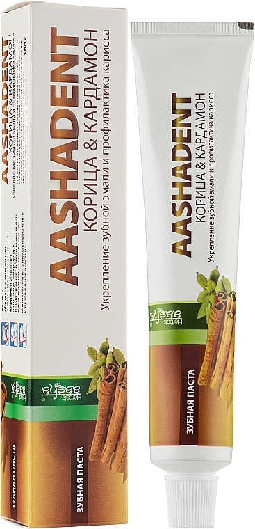 Cinnamon & Cardamom Toothpaste - Aasha Dent  — photo N7