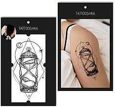 Temporary Tattoo "Hourglass" - Tattooshka — photo N1