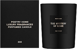 Poetry Home The Mystery Of Rome Primary Collection - Perfumed Candle — photo N2