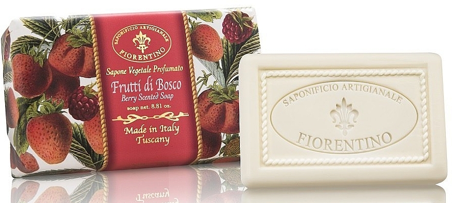 Natural Berry Soap - Saponificio Artigianale Fiorentino Berry Scented Soap — photo N1