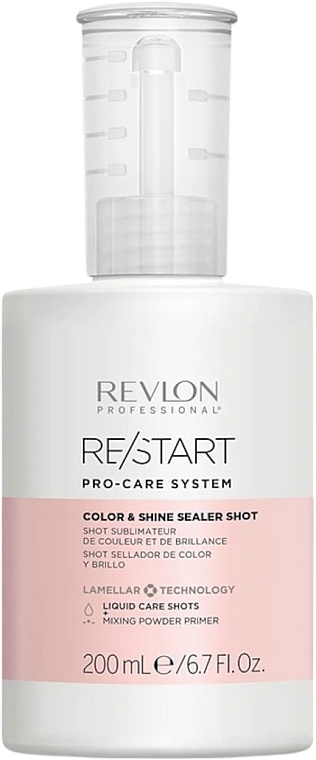 Dyed Hair Sealer Shot - Revlon Professional Restart Pro-Care System Color & Shine Sealer Shot — photo N1