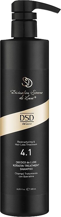 Dixidox de Luxe Keratin Restructuring Shampoo #4.1 - Divination Simone De Luxe Dixidox DeLuxe Keratin Treatment Shampoo — photo N1