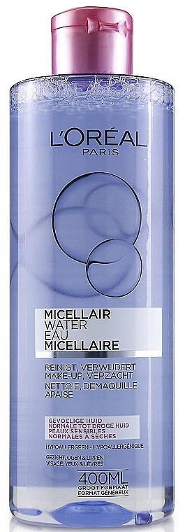 Micellar Water for Normal Skin - L'Oreal Paris Micellar Water Normal Dry Sensitive — photo N2