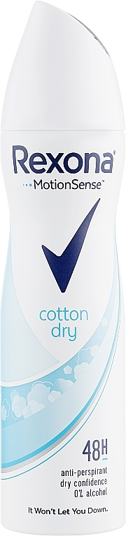 Deodorant Spray "Cotton Dry" - Rexona MotionSense Cotton Dry Anti-Perspirant — photo N1