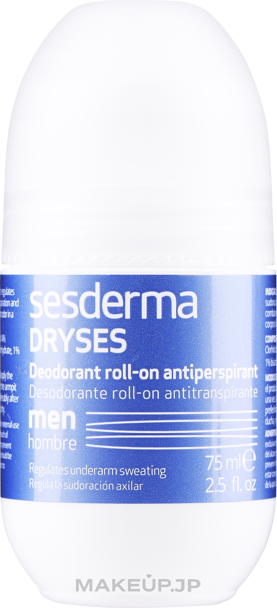 Men Roll-On Deodorant - SesDerma Laboratories Dryses Deodorant for Men — photo 75 ml