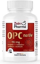 Grape Extract Food Supplement, 60 Caps - ZeinPharma OPC Native 192mg Capsules — photo N1