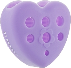 Fragrances, Perfumes, Cosmetics Heart-Shaped Silicone Makeup Brush Cleaner - MakeUp