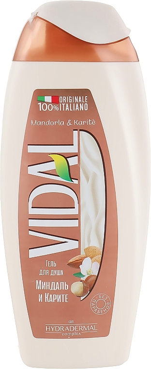 Almond & Shea Butter Shower Gel - Vidal Mandorla & Karite Shower Gel — photo N4