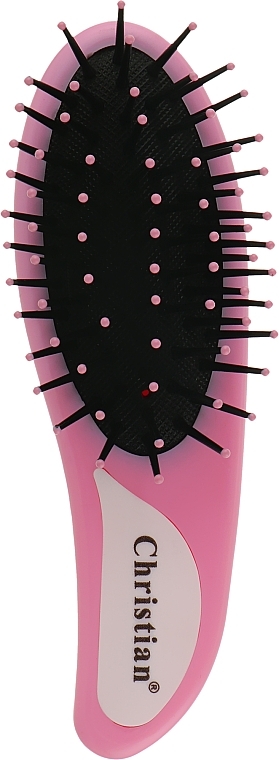 Hair Brush, CR-4008, pink - Christian — photo N2