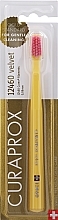 Fragrances, Perfumes, Cosmetics Toothbrush, yellow-pink - Curaprox Velvet CS 12460