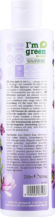 Volume Shampoo - MaterNatura Magnolia Volumising Shampoo — photo N2