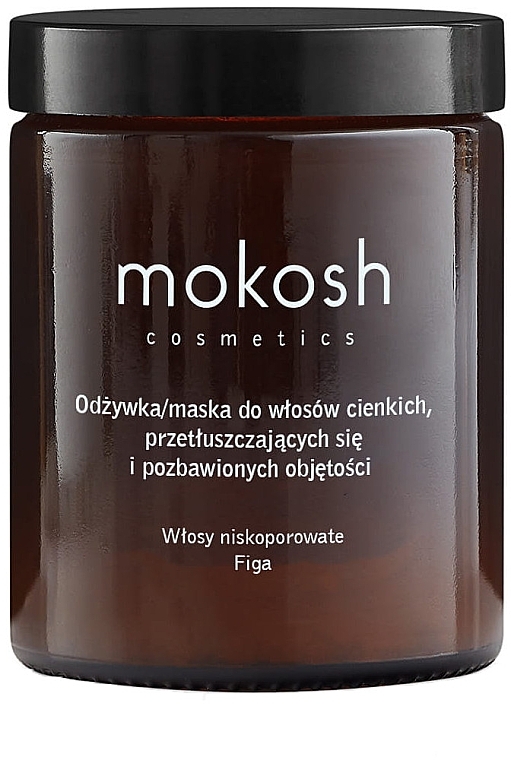 Fig Conditioner-Mask for Thin, Oily & Flat Hair - Mokosh Cosmetics Conditioner-Mask For Fine, Oily And Flat Hair Fig — photo N1