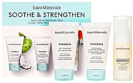 Set - Bare Minerals Soothe & Strengthen Gift Set (f/clean/30ml + f/cr/50g + f/ser/15ml) — photo N3