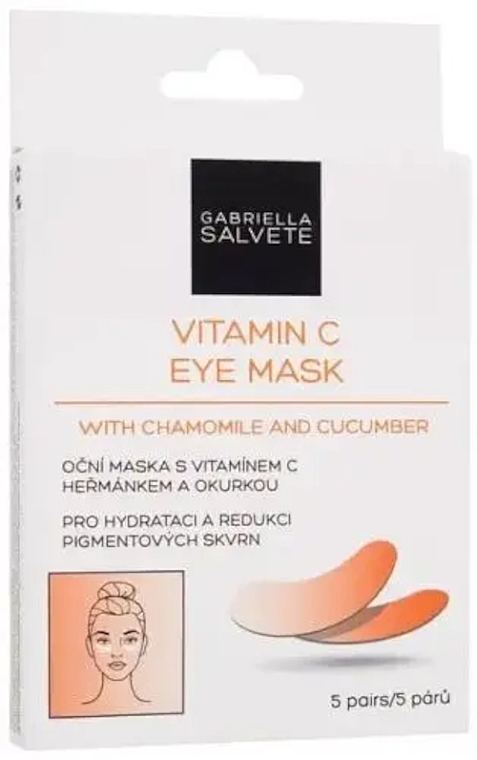 Chamomile & Cucumber Eye Patch - Gabriella Salvete Vitamin C Eye Mask — photo N2