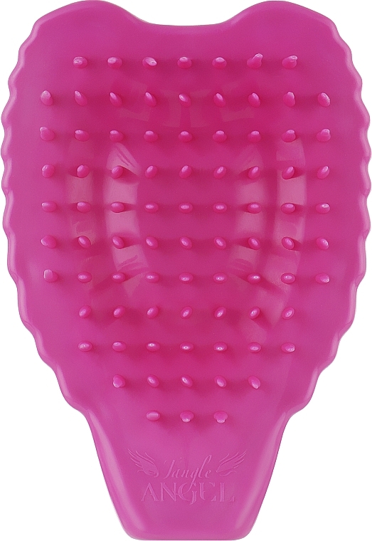 Hair Brush, white and pink - Tangle Angel White Fuchsia Reborn Compact — photo N1