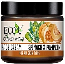Fragrances, Perfumes, Cosmetics Face Cream ‘Spinach & Pumpkin’ - Eco U Pumpkins And Spinach Face Cream