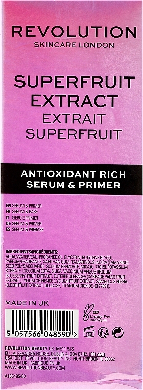 Antioxidant Serum - Makeup Revolution Superfruit Extract Antioxidant Rich Serum & Primer — photo N3