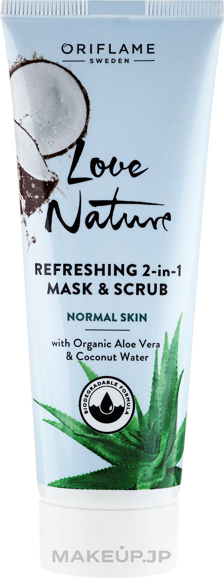 Refreshing Mask and Scrub 2 in 1 - Oriflame Love Nature Refreshing 2in1 Mask&Scrub — photo 75 ml