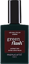 Nail Polish - Manucurist Green Flash Led Nail Polish — photo N2