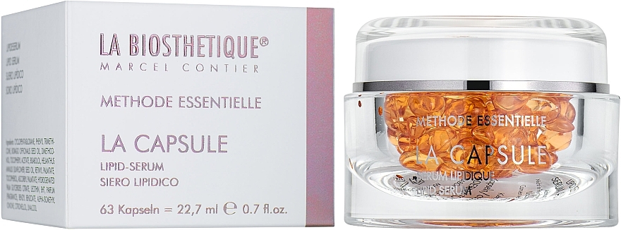 Regenerating Capsules with Ceramides & Vitamins - La Biosthetique Methode Essentielle La Capsule Lipid Serum — photo N2