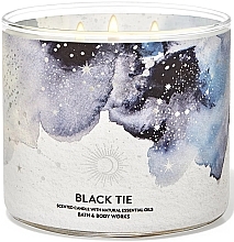 Fragrances, Perfumes, Cosmetics Scented Candle 'Black Tie', 3 wicks - Bath and Body Works