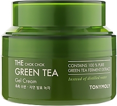 Fragrances, Perfumes, Cosmetics Cream Gel with Green Tea Extract - Tony Moly The Chok Chok Green Tea Gel Cream