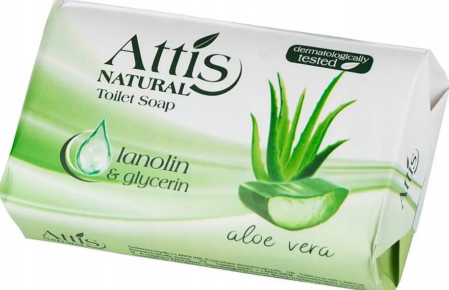 Aloe Vera Toilet Soap - Attis Natural Aloe Vera Soap — photo N1