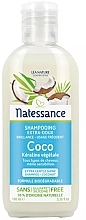 Shine Shampoo with Coconut Oil - Natessance Extra Gentle Shampoo Coconut — photo N2