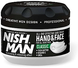 Fragrances, Perfumes, Cosmetics Hand & Face Cream - Nishman Hand & Face Cream Classic