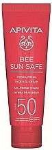 Seaweed & Propolis Face Sun Gel-Cream - Apivita Bee Sun Safe Hydra Fresh Face Gel-Cream SPF50 — photo N2
