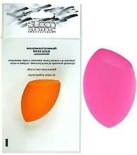 Makeup Sponge Blender, 4 x 6 cm, pink - Sleek Shine Beauty Makeup Blender — photo N2