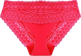Mid-Rise Lace Panties, pink - Moraj — photo N1