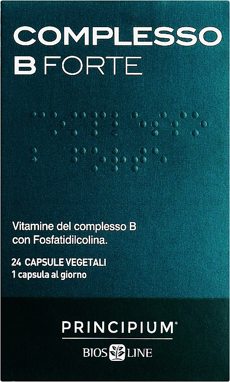 Vitamin B Forte Food Supplement - BiosLine Principium B Forte — photo N1